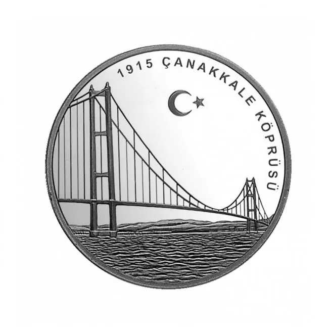 1915 Çanakkale Bridge Silver commemorative coin