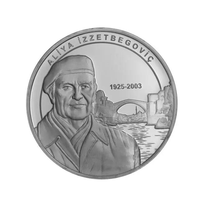 Aliya İzzetbegoviç Gümüş Hatıra Parası