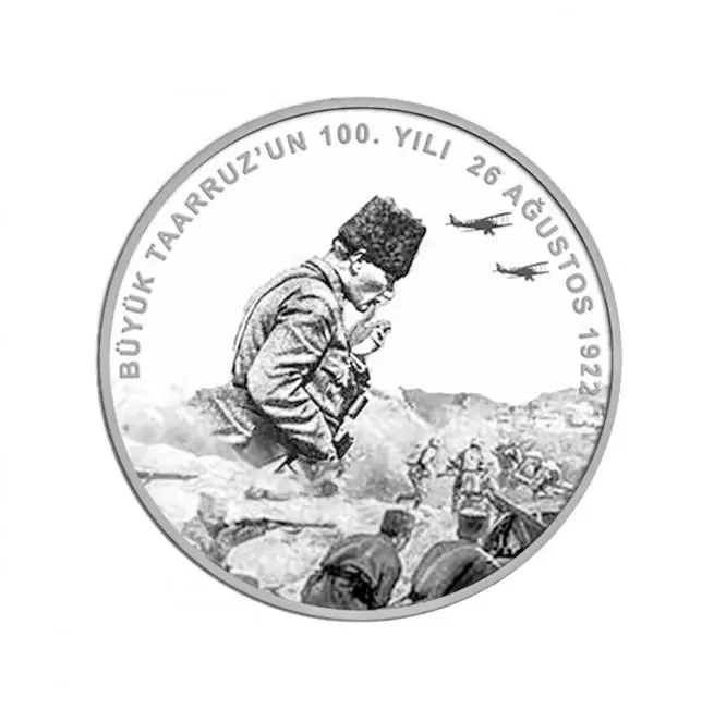 100th year of the Great Offensive war silver