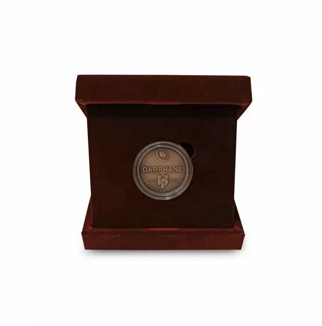 The Turkish State Mint's 555th Anniversary Bronze Commemorative Coin with A velvet box