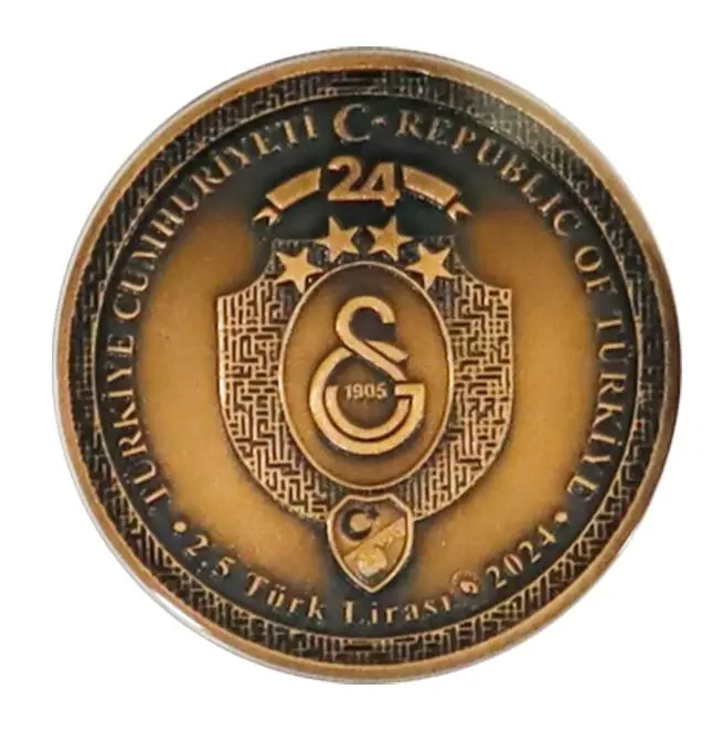 Galatasaray 24. Şampiyonluk Bronz (Okside) Hatıra Parası – Kutulu