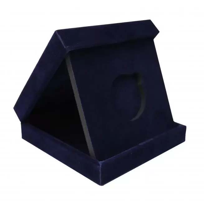 Kadife Hatıra Para Kutusu Tekli (12X12 - 4 cm)