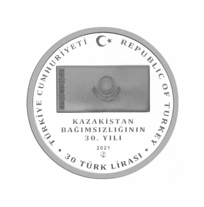 Kazakistan Bağımsızlığının 30. Yılı (Gümüş)