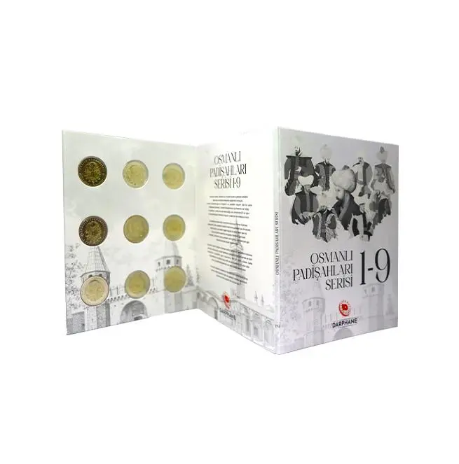 Osmanlı Padişahları Bimetal Hatıra Para Serisi 1-9