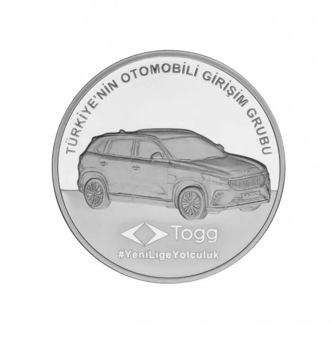 TOGG Gümüş Hatıra Parası 