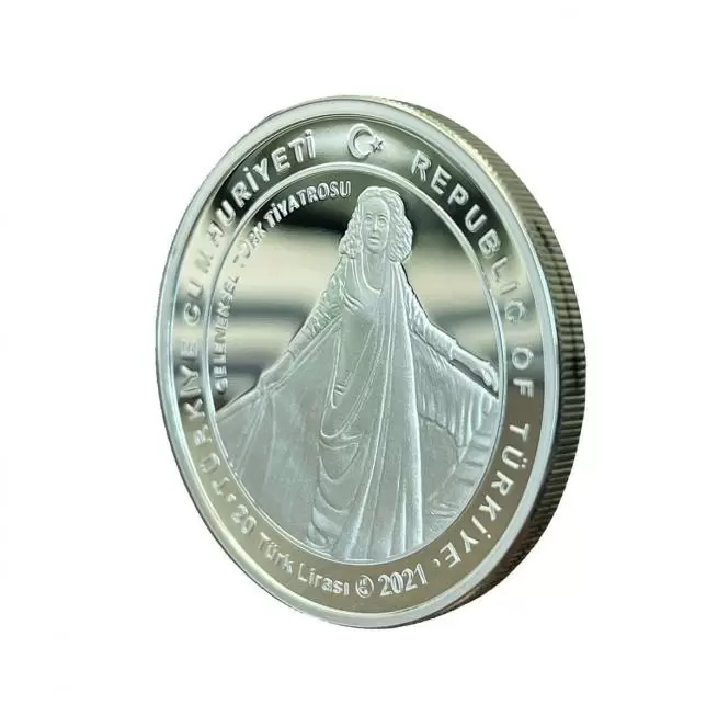 Yıldız Kenter - Traditional Turkish Theater Silver Coin 